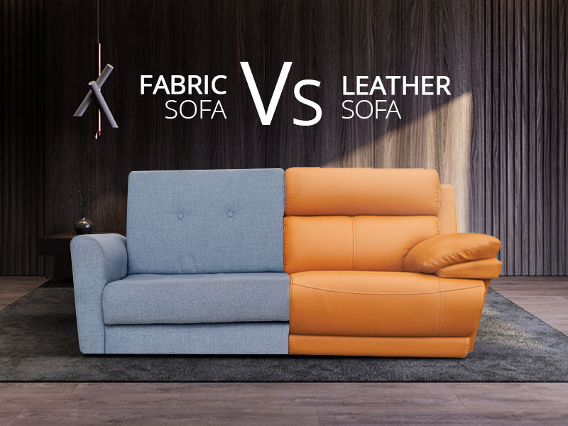 Leather vs Fabric Sofas