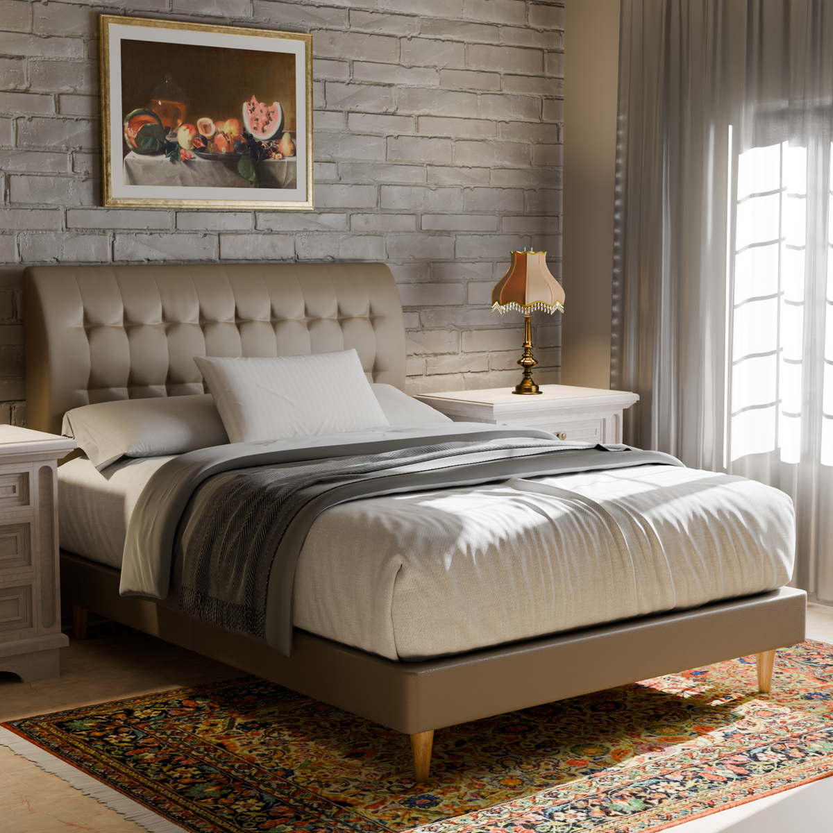 Orlando Faux Leather Bed Frame