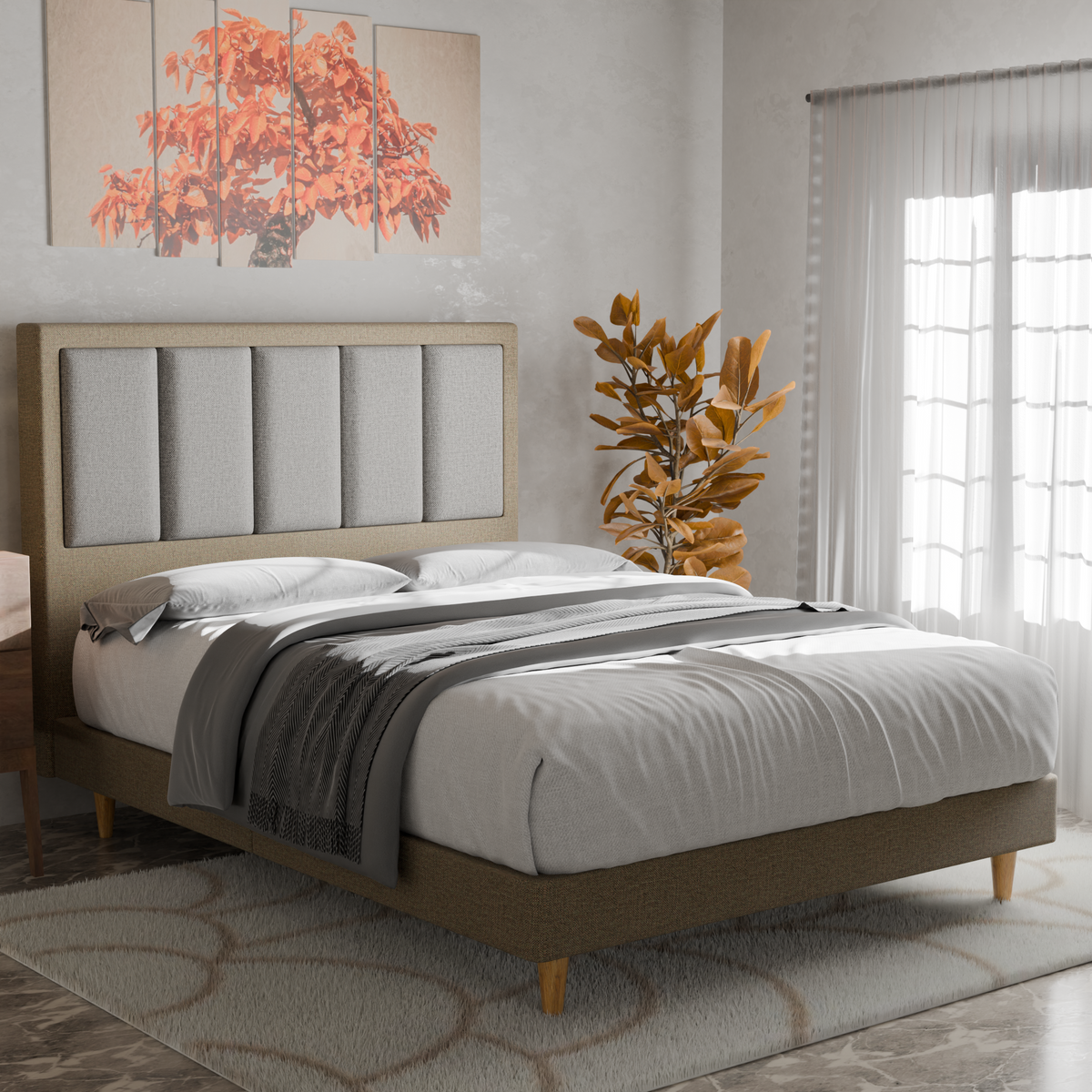 Torian Fabric Bed Frame