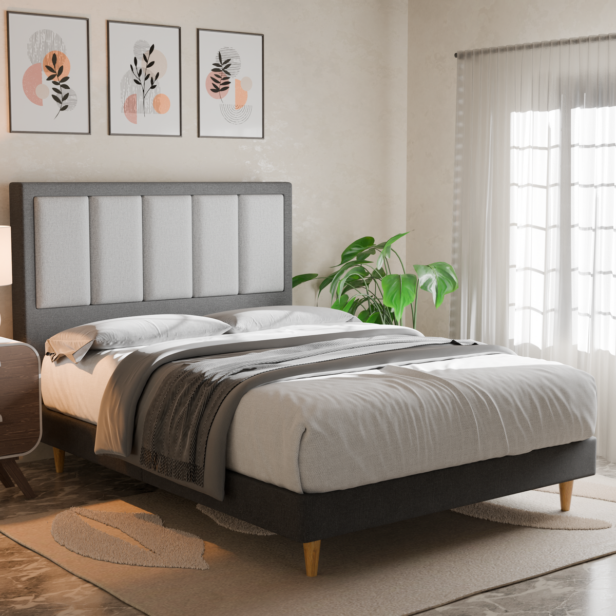 Torian Fabric Bed Frame