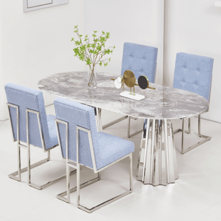 Issac Sintered Stone Dining Table - Maxi Home Furnishing