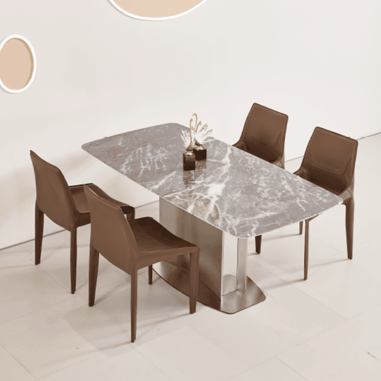 Belisario Sintered Stone Dining Table - Maxi Home Furnishing