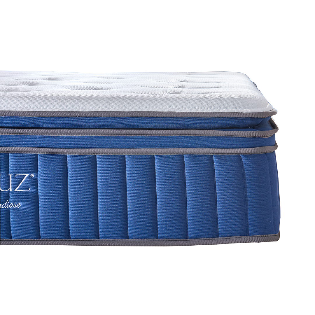 Somnuz® Roman Grandiose 14 Inch Individual Pocketed Spring Cooling Mattress