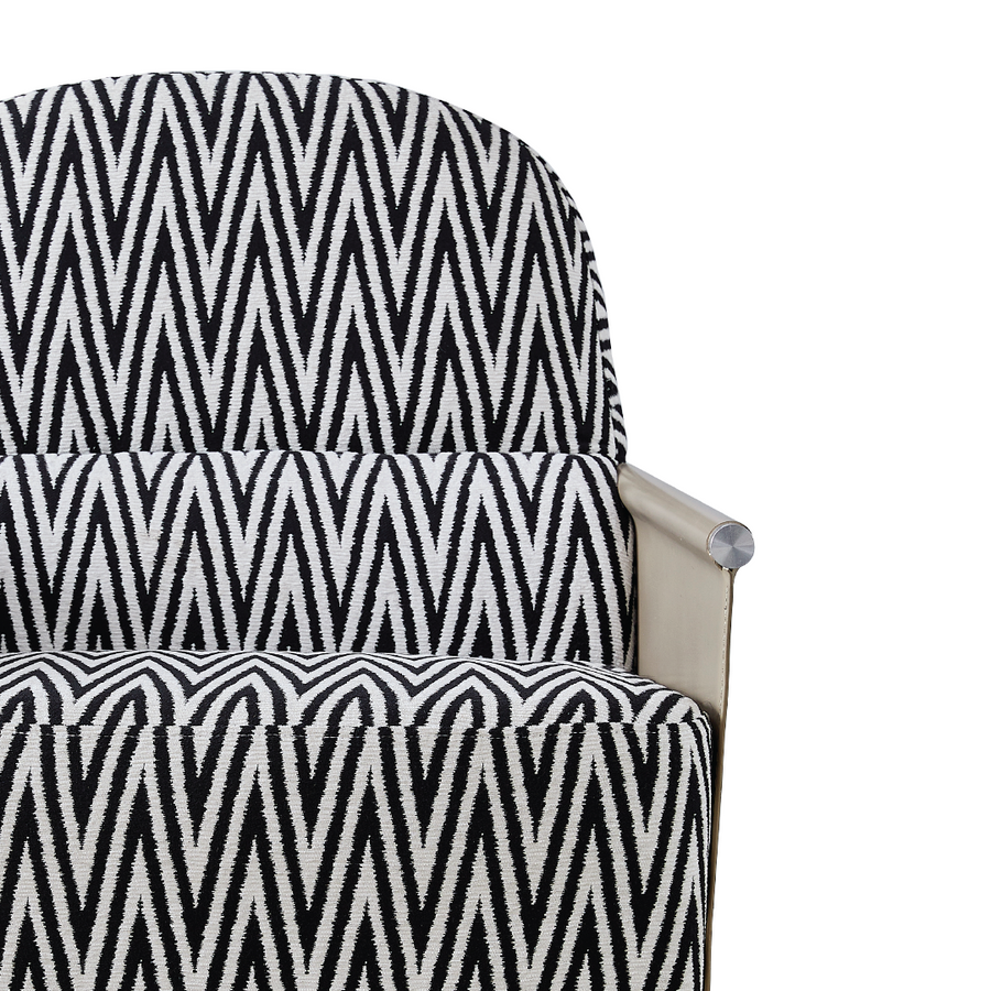 Amore Printed Fabric Armchair