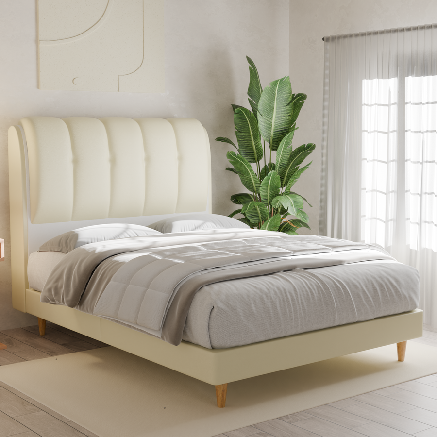 Nolana Faux Leather Bed Frame