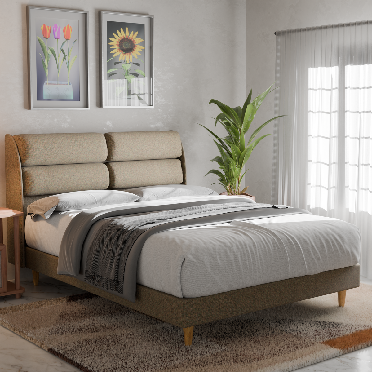 Zyler Fabric Bed Frame