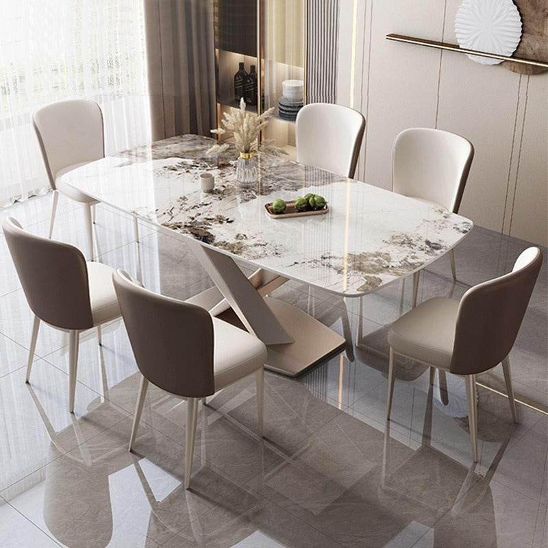 Campoli II Sintered Stone Dining Table - Maxi Home Furnishing