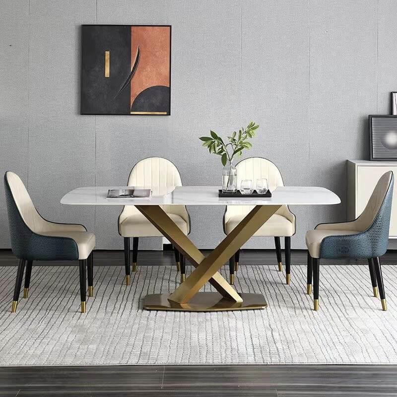 Accardi III Sintered Stone Dining Table - Maxi Home Furnishing