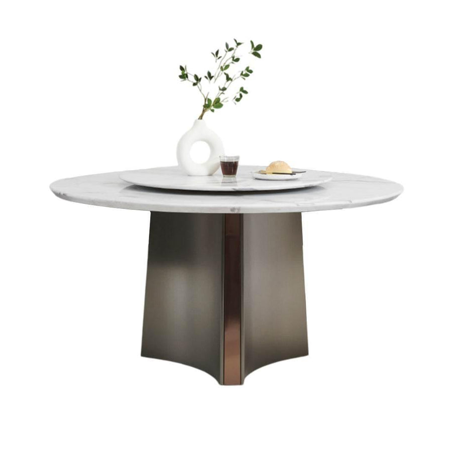 Julian Sintered Stone Round Dining Table - Maxi Home Furnishing