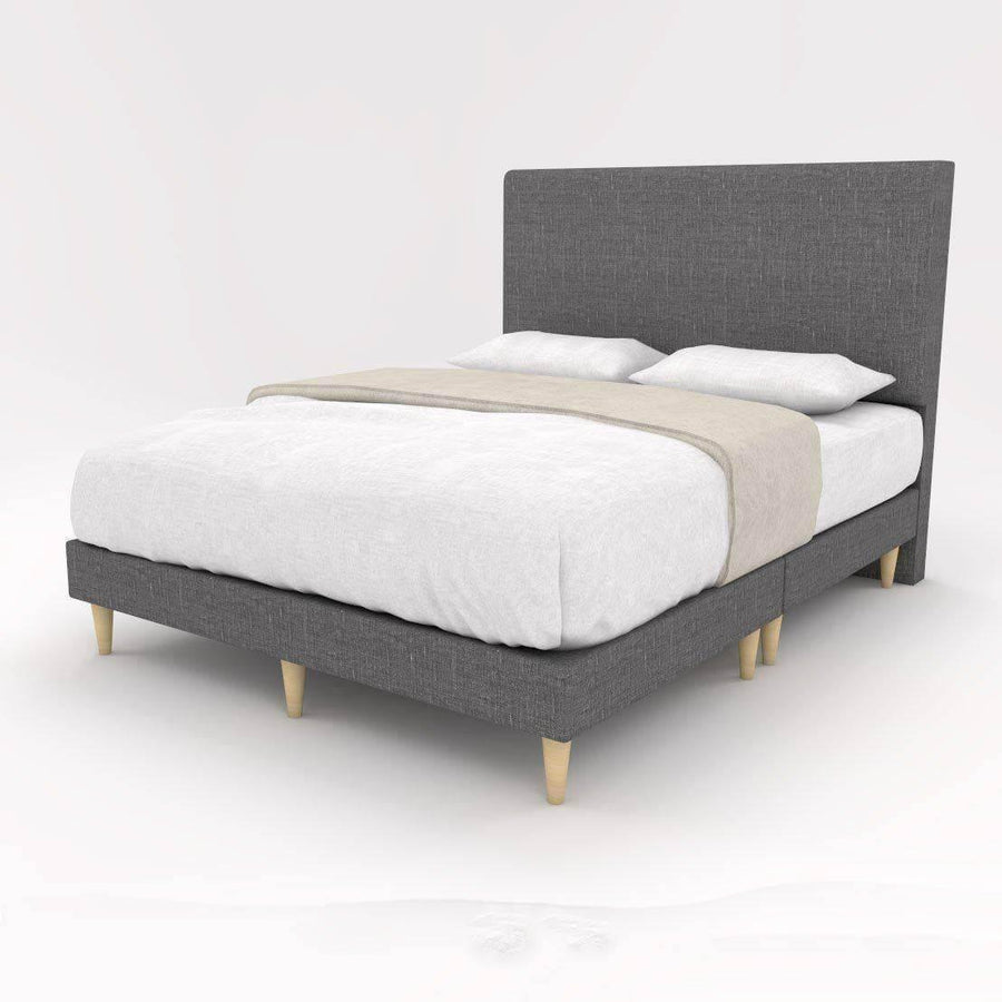 Devonne Grey Fabric Bed Frame Singapore