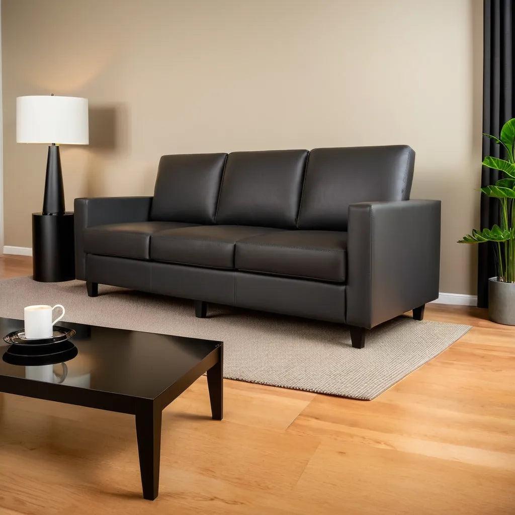 Randy Faux Leather Sofa