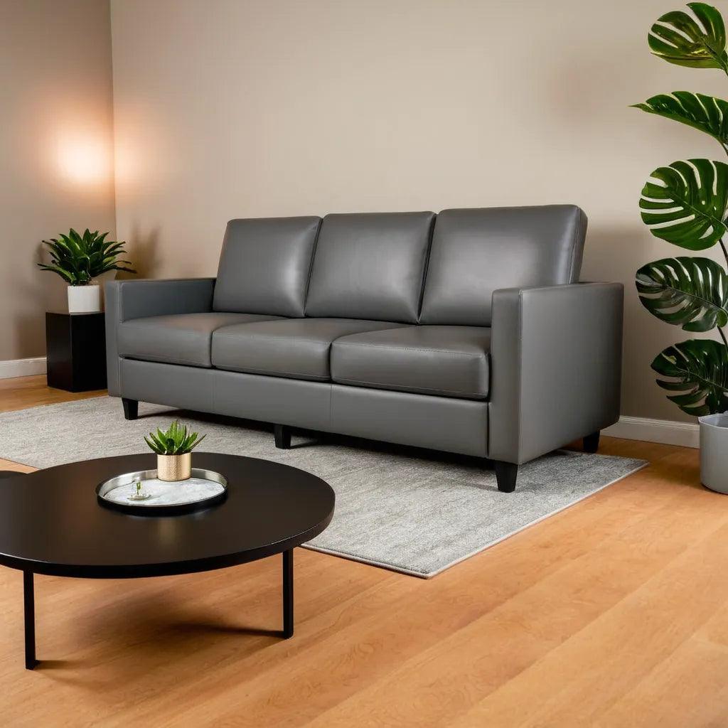 Randy Faux Leather Sofa