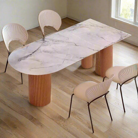 Huxley Sintered Stone Dining Table (160cm) - Clearance only 5 sets