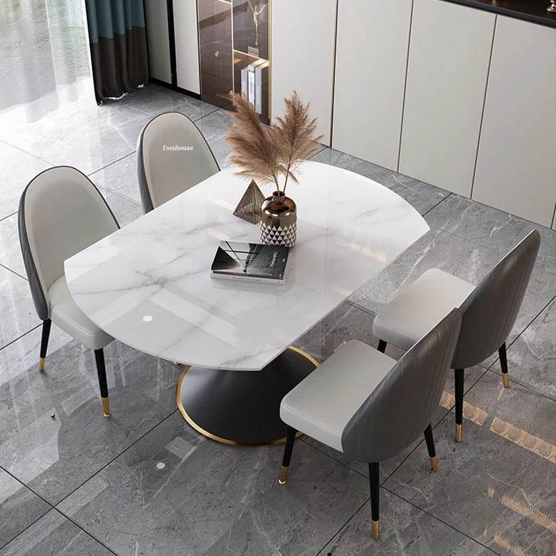 Grano Sintered Stone Extendable Dining Table - Maxi Home Furnishing