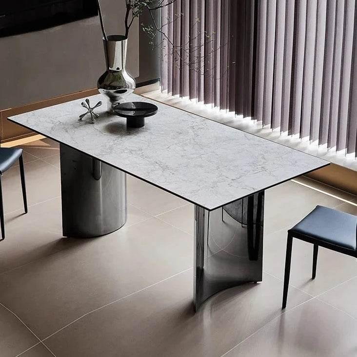 Carabello Sintered Stone Dining Table - Maxi Home Furnishing