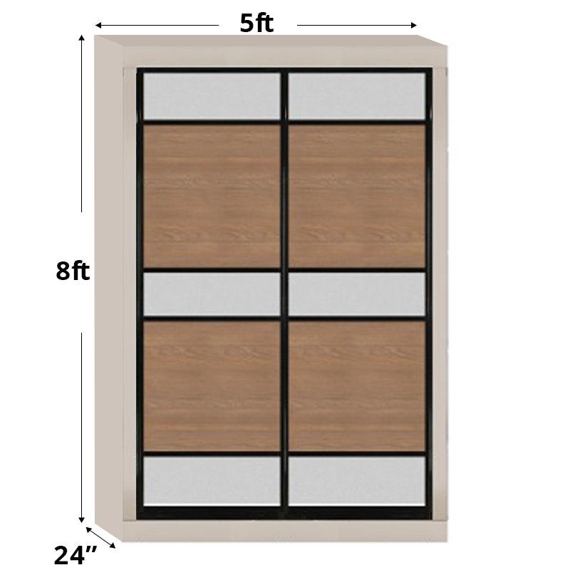 5ftx8ft Designer Wardrobe D8(AC-S3) - Maxi Home Furnishing